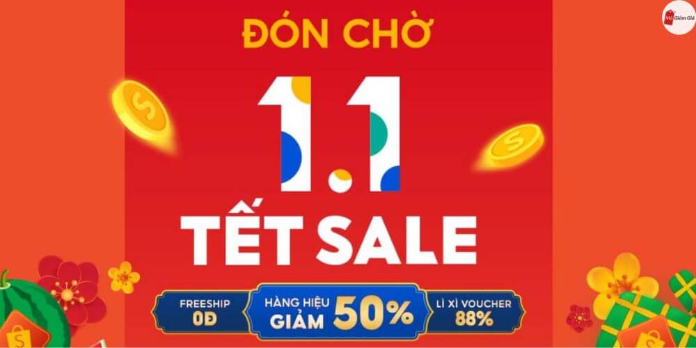 Shopee 1.1 Tết Sale